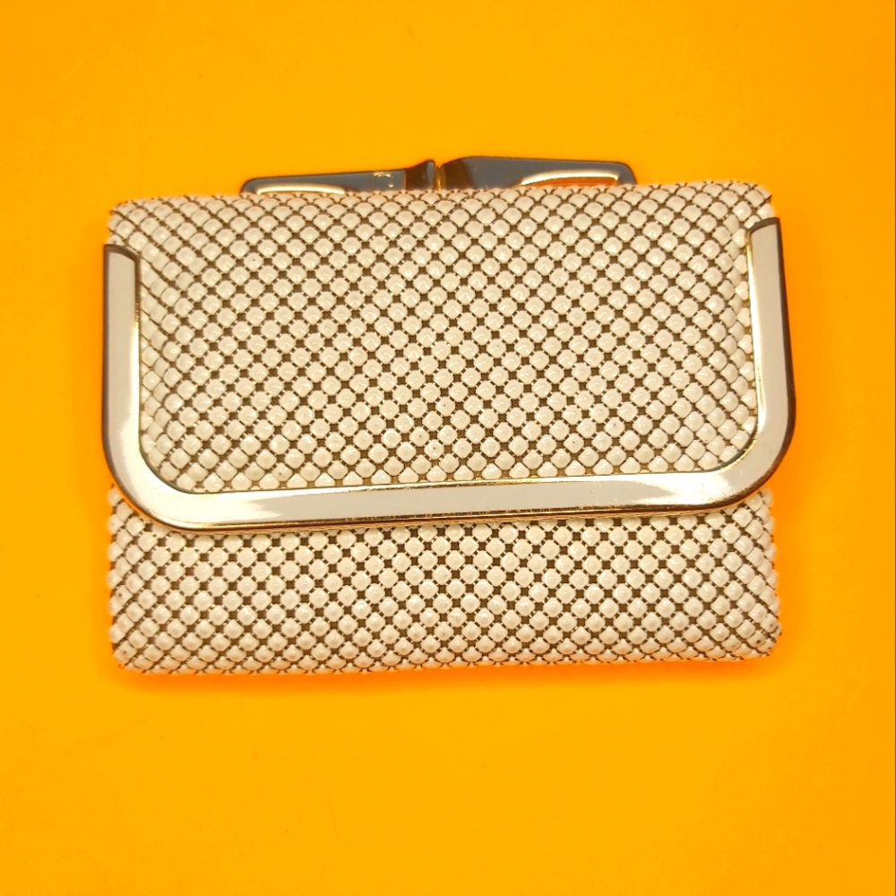 Vintage White Glomesh Wallet